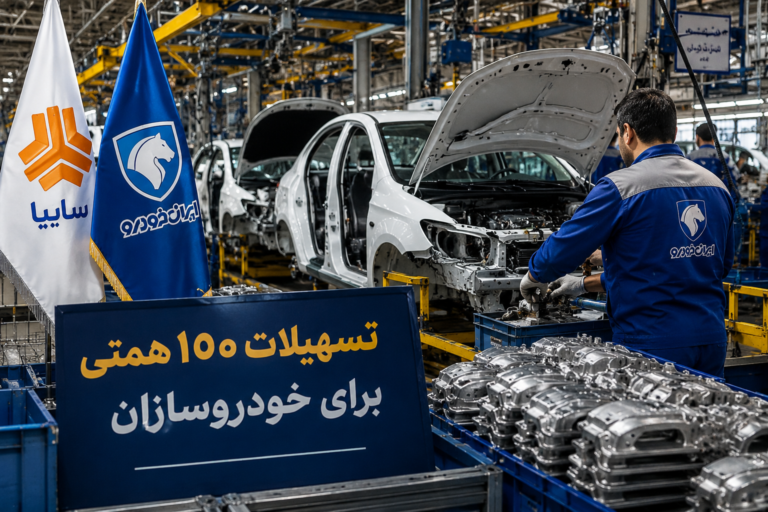 تسهیلات ۱۰۰ همتی برای خودروسازان