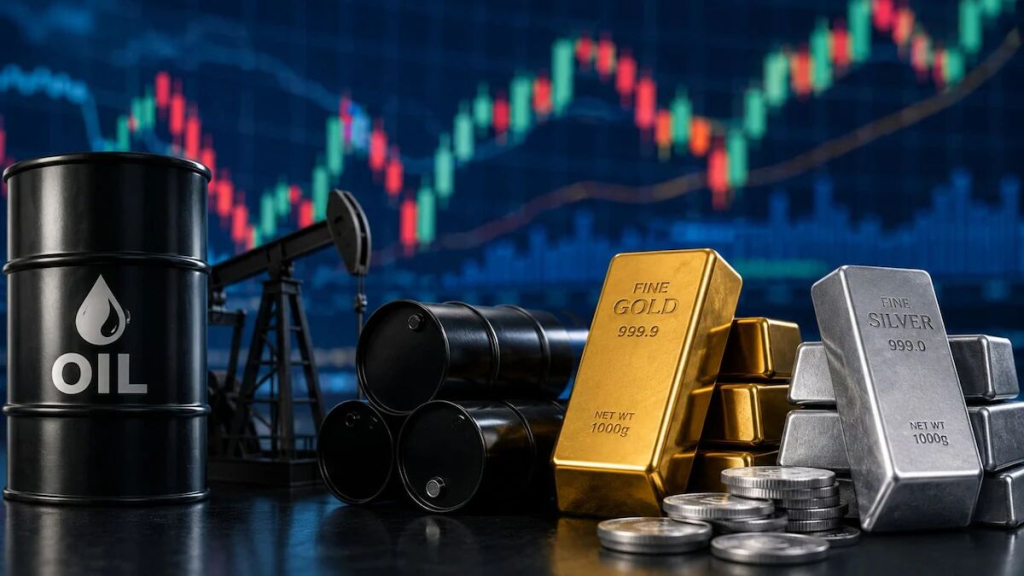 قیمت جهانی نفت و افزایش قیمت طلا